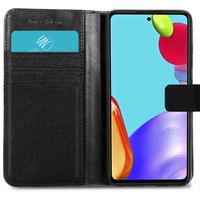 imoshion Luxe Canvas Bookcase Samsung Galaxy A52(s) (5G/4G) - Zwart