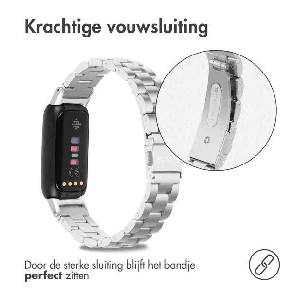 imoshion Stalen bandje Fitbit Luxe - Zilver