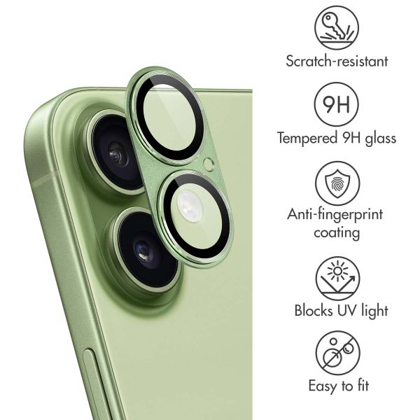 imoshion Camera Protector Glass 2-pack Apple iPhone 17 - Sage Green