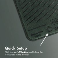 Accezz Magnetic Leather Card Holder - Compatible with Apple Find My - Cedar Green