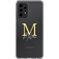 Hoesje met eigen foto en/of tekst Samsung Galaxy A52(s) (5G/4G) - Letter