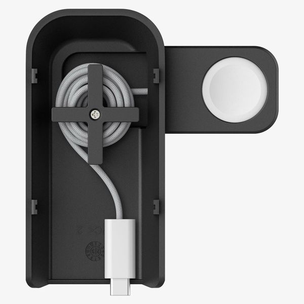 Spigen OneTap Pro | 3-in-1 draadloos oplaadsatation - Geschikt voor MagSafe iPhone + AirPods + Apple Watch