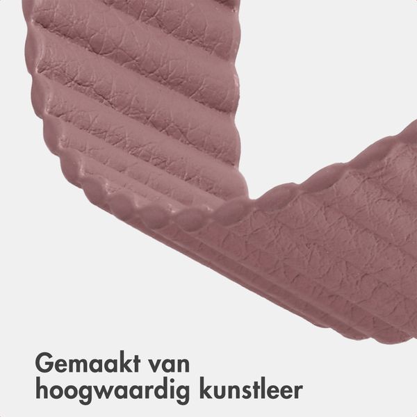 imoshion Magnetisch kunstleren bandje Apple Watch | 44/45/46/49 mm - Rose