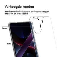 Accezz Clear Backcover Xiaomi Poco X7 Pro - Transparant