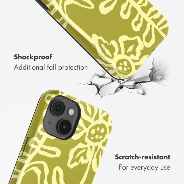 Selencia Vivid Back Cover Apple iPhone 14 - Chalky Bloom