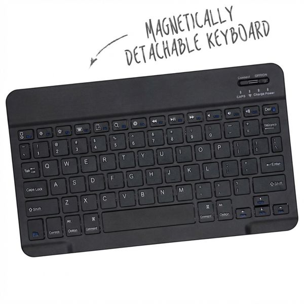Accezz Bluetooth Keyboard Book Case Apple iPad Air 11 inch (2026) M4 / (2025) M3 / (2024) M2 / Air 5 (2022) / Air 4 (2020) / Pro 11 (2018/2020/2021/2022) - QWERTY / NL - Black