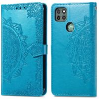 imoshion Mandala Bookcase Motorola Moto G9 Power - Turquoise