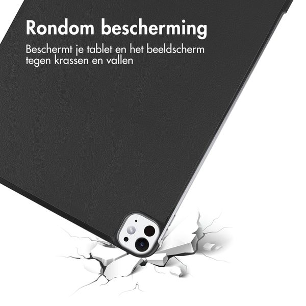 imoshion Trifold Bookcase Apple iPad Pro 11 (2024) M4 - Zwart