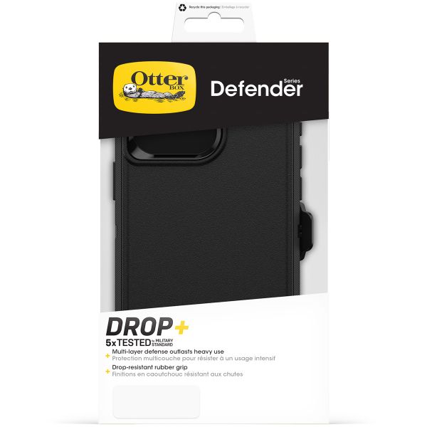 OtterBox Defender Rugged Backcover iPhone 15 Pro Max - Zwart