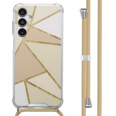 imoshion Design hoesje met koord Samsung Galaxy A16 - Beige Graphic