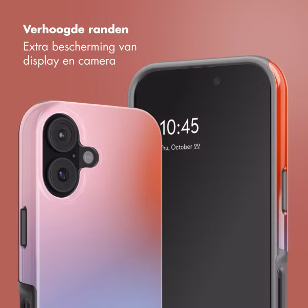 Selencia Vivid Backcover met MagSafe Apple iPhone 17 - Gradient Soft Blush