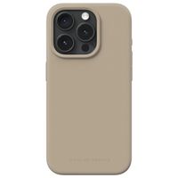 iDeal of Sweden Silicone Case met MagSafe Apple iPhone 15 Pro - Beige