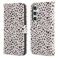 imoshion Design Bookcase Samsung Galaxy S25 - Black And White Dots