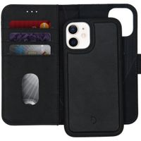 Decoded 2 in 1 Leather Detachable Wallet iPhone 12 Mini - Zwart