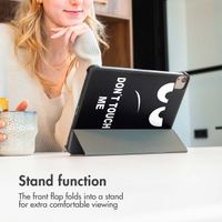 imoshion Design Trifold Case Apple iPad Pro 13 (2025) M5 / (2024) M4 - Don't touch