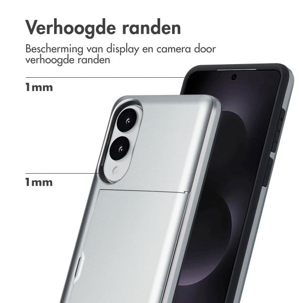 imoshion Backcover met pasjeshouder Samsung Galaxy S25 Edge - Grijs