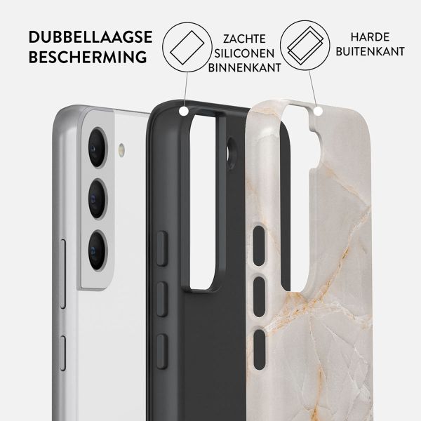 Burga Tough Backcover Samsung Galaxy S22 - Vanilla Sand