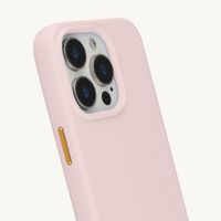Selencia Rivièra MagSafe Backcover met afneembare haakjes Apple iPhone 15 Pro - Sorbet Pink