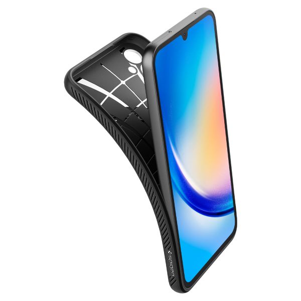 Spigen Liquid Air Backcover Samsung Galaxy A34 (5G) - Zwart