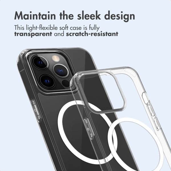 imoshion Protective Back Cover with MagSafe Apple iPhone 15 Pro - Transparent
