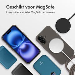 imoshion Color Backcover met afneembaar koord MagSafe Apple iPhone 16 - Black Coffee