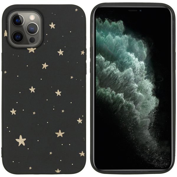 imoshion Design hoesje iPhone 12 Pro Max - Stars Gold