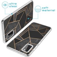 imoshion Design hoesje Samsung Galaxy A41 - Grafisch Koper / Zwart