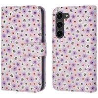 imoshion Design Bookcase Samsung Galaxy S23 - Purple Flowers