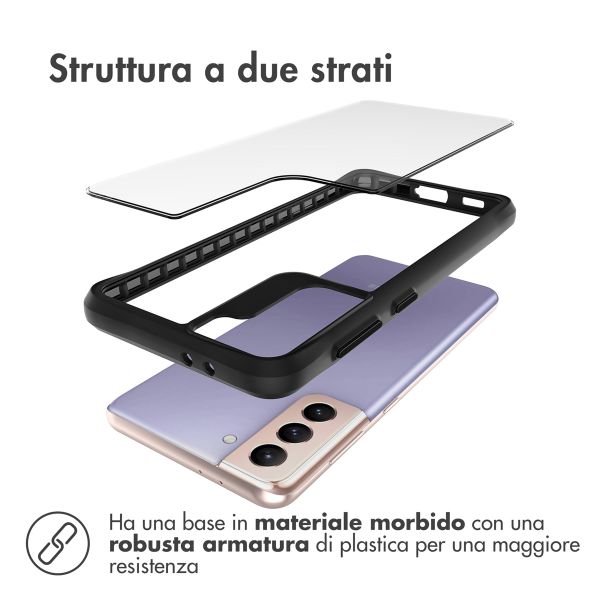 imoshion Rugged Hybrid Case Samsung Galaxy S22 Plus - Zwart