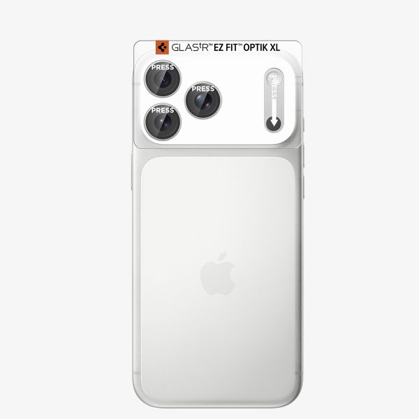 Spigen Optik Pro XL - 1 pack Apple iPhone 18 Pro Max - Silver