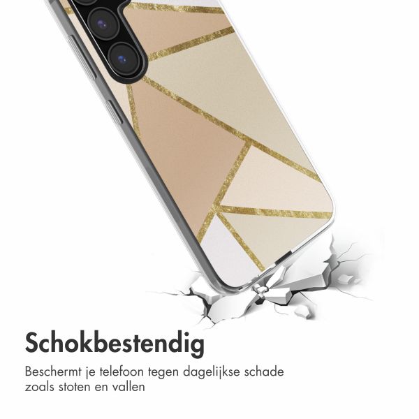 imoshion Design hoesje Samsung Galaxy S24 FE - Graphic Beige