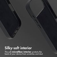 Accezz Leather Back Cover with MagSafe Apple iPhone 17 Pro - Onyx Black