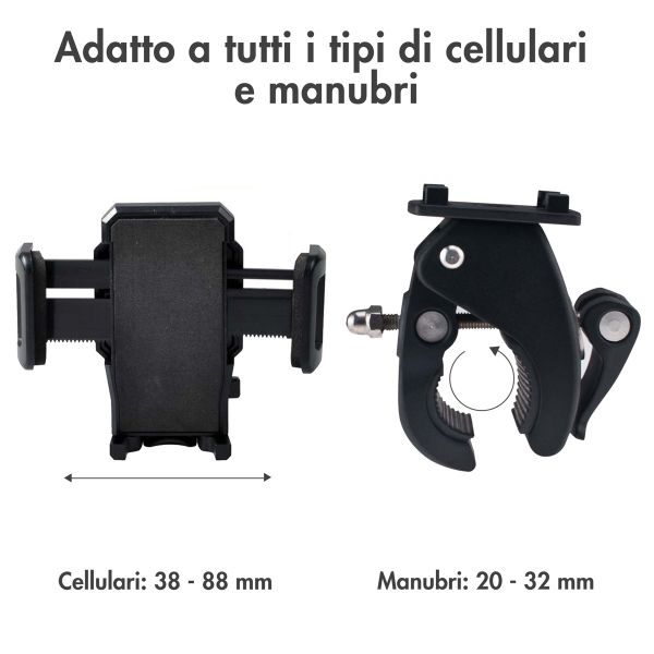 Accezz Telefoonhouder fiets - Verstelbaar - Universeel - Zwart