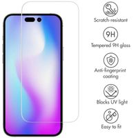 Accezz Tempered Glass Screen Protector 2-pack Apple iPhone 14 Pro