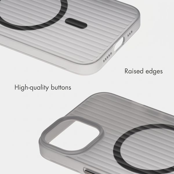 Accezz Lite Case with MagSafe | Fluted | Apple iPhone 13 - Grey