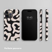 Selencia Vivid Tough Backcover iPhone 14 Pro Max - Art Wave Black