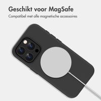 imoshion Color Backcover met Thin MagSafe Ring Apple iPhone 15 Pro - Zwart