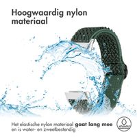 imoshion Elastisch nylon bandje Fitbit Charge 5 / Charge 6 - Groen