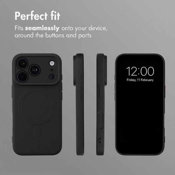 imoshion Colour Back Cover with MagSafe Apple iPhone 18 Pro / 17 Pro - Black