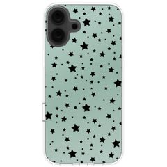 imoshion Design hoesje Apple iPhone 16 - Stars Mint