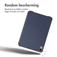 imoshion Trifold Bookcase Apple iPad Mini 7 (2024) / iPad Mini 6 (2021) - Donkerblauw