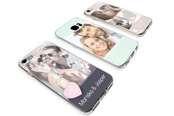 Ontwerp je eigen Samsung Galaxy S6 gel hoesje - Transparant