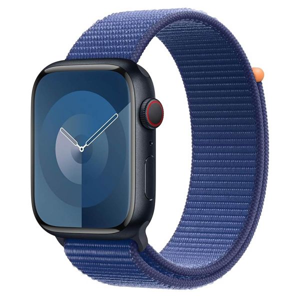Apple 3 pack Sport Loop band Apple Watch | 44/45/46/49 mm - Ocean Blue / Starlight / Pink Pomelo - Tan