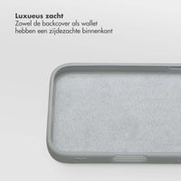 Selencia Olyn Uitneembare Bookcase met MagSafe Apple iPhone 16 - Grijs