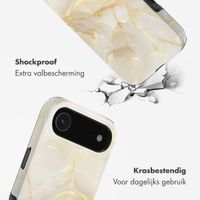 Selencia Vivid Backcover met MagSafe Apple iPhone Air - Golden Beige Marble