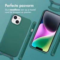 imoshion Color Backcover met afneembaar koord MagSafe Apple iPhone 14 - Donkergroen