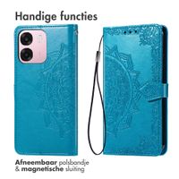 imoshion Mandala Bookcase Oppo A6 (5G) - Turquoise