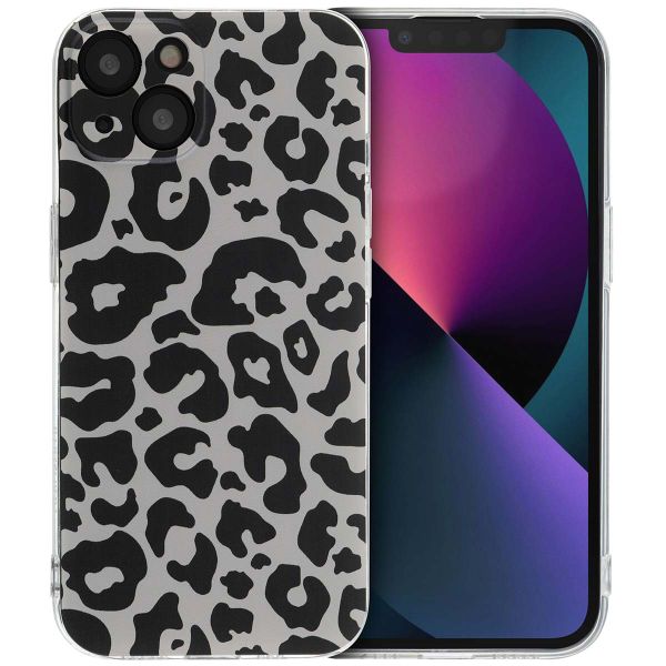 imoshion Design hoesje iPhone 13 - Leopard Transparent