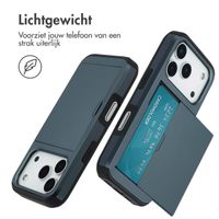 imoshion Backcover met pasjeshouder Apple iPhone 17 Pro - Donkerblauw