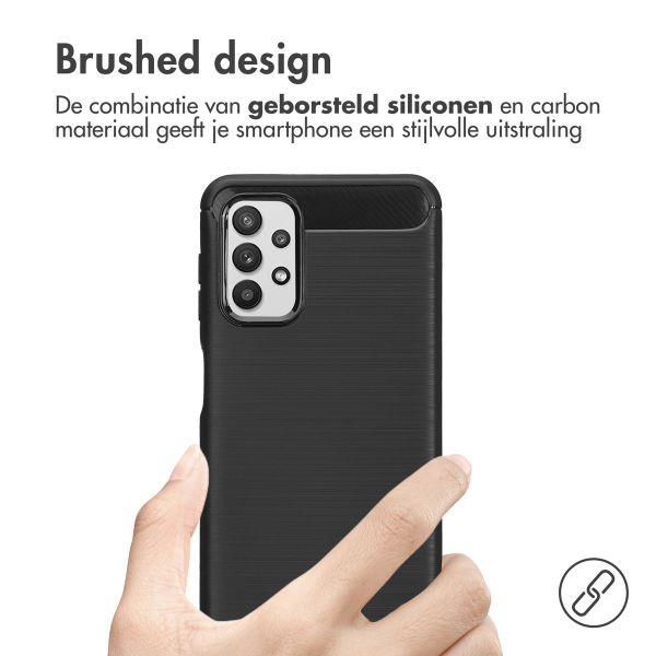 imoshion Brushed Backcover Samsung Galaxy A32 (5G) - Zwart